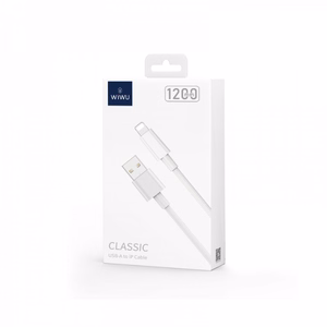 WiWU - Кабель данных Classic Series Wi-C006 USB A на Lightning 2,4A - белый