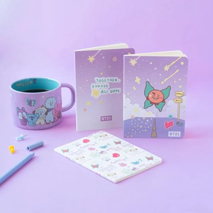 BT21 SHOOKY A6 märkmike komplekt, 3 tk