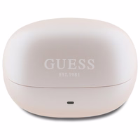Guess Bluetooth Kõrvaklapid GUTWST88MCTGP TWS + Docking Station Roosa Capsule Printed Logo