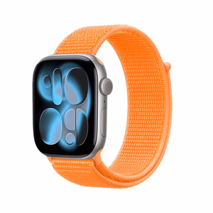 Crong Nylon Apple Watch spordirihm, 38/40/41/42 mm, Tropical Orange