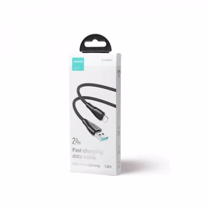 USB kaabel Joyroom S-UL012A11 must Lightning 120cm (kuni 2.4A)