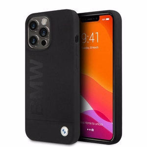 BMW Silicone Signature Logo MagSafe ümbris jaoks iPhone 13 Pro / iPhone 13 - must