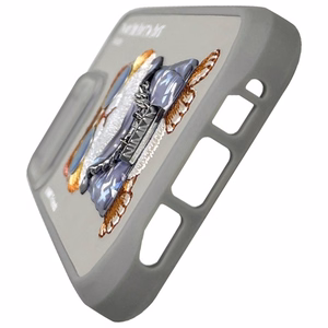 Nimmy Glasses Cool Cat чехол для iPhone 15 Pro Max - серый