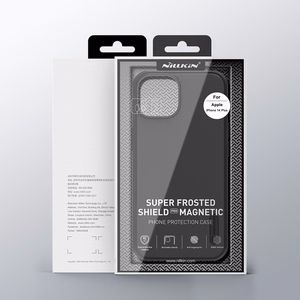 Nillkin Super Frosted Shield Pro magnetiline ümbris iPhone 14 Plus'ile MagSafe magnetilise mustaga