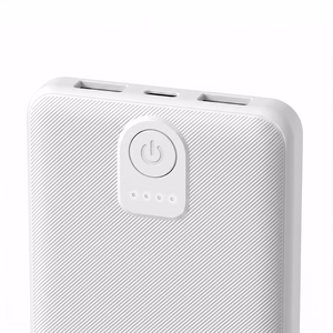 Wozinsky Wpower WPBBK-3 10000 mAh 10W akupank, 2x USB-A 2A, valge