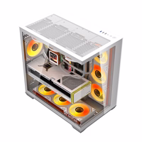 DarkFlash C280 arvutikorpus (valge) + 7 ventilaatorid