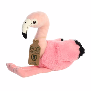 Eco Nation keskkonnahoidlik flamingo plüüslelu, 24 cm