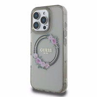Guess GUHMP16XHFWFCK iPhone 16 Pro Max 6.9" must/must hardcase IML Flowers Wreath MagSafe