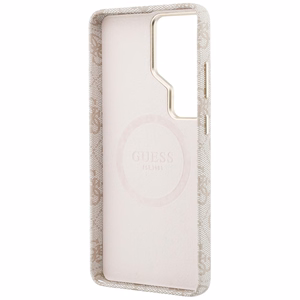 Guess ümbris 4G Script MagSafe Samsung Galaxy S26 Ultra jaoks roosa