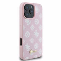 Guess Peony Script Logo MagSafe iPhone 16 Pro Ümbris - roosa