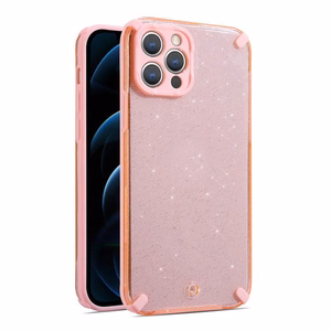 Armor Glitter Ümbris jaoks Iphone 12 Pro roosa