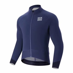 Rockbros YDWT014 Winter Fleece Double Layer Cycling Jacket Size M - Blue
