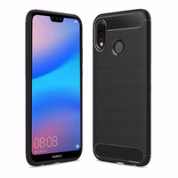 Ümbris jaoks Huawei P20 LITE Carbon must