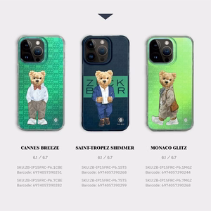 ZUCK BEAR FRENCH RIVIERA CHIC IPHONE 15 PRO MAX CANNES BREEZE
