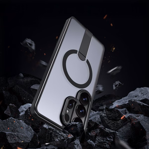 Чехол Hybrid Armor X с подставкой и MagSafe для Samsung Galaxy S26 Ultra - чёрный
