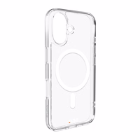 Puro Impact Clear D3O MagSafe Silicone Ümbris jaoks iPhone 16 Plus - Läbipaistev