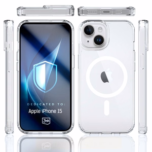 3mk Armor MagCase jaoks iPhone 15 - läbipaistev