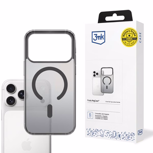 Чехол 3mk Frosty MagCase Apple iPhone 17 Pro чёрный