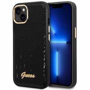 Guess GUHCP14MHGCRHK iPhone 14 Plus 6.7 "black / black hardcase Croco Collection