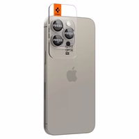 Spigen Optik.tR EZ Fit Camera Protector jaoks iPhone 14 Pro / Pro Max / 15 Pro / Pro Max - Natural Titanium 2 pcs.