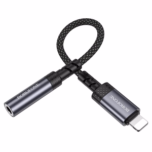 Borofone adapter BV24 Graceful - Lightning 3,5mm pistikupesale - hall