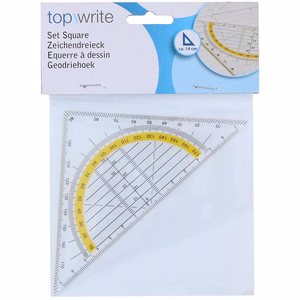 Topwrite 3-ühes geomeetriakolmnurk, 14 cm
