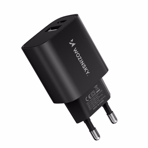 Wozinsky WGWCB USB-A USB-C 20W Wall Laadija - must