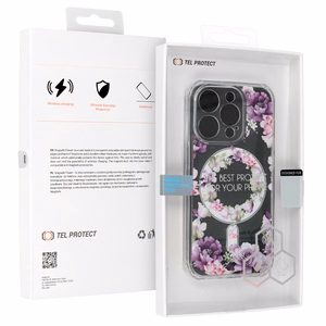 Чехол Tel Protect Flower Magsafe для iPhone 12 дизайн 6