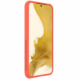 Чехол Nillkin Super Frosted Shield Pro для Samsung Galaxy S23+ бронированный + подставка для телефона красный