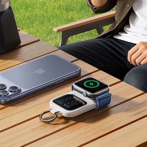 Joyroom JR-W19 5000mAh Powerbank with 5W Wireless Watch Charging - White