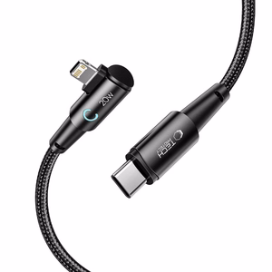Tech-Protect UltraBoost L Kaabel Lightning (angled) / USB-C (straight) PD 20W 3A 1m - hall