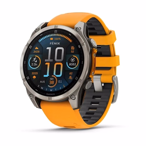 Nutikell Garmin Fenix 8 Sapphire oranž