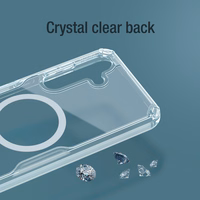 Nillkin Nature Pro armored ümbris with a magnetic ring jaoks Samsung Galaxy S24+ - valge