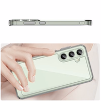 Outer Space Ümbris with Gel Frame jaoks Samsung Galaxy S24 FE - läbipaistev