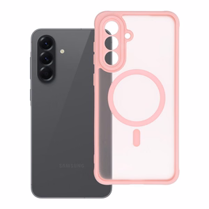 FULL MATTE MAG COVER Ümbris compatible with MagSafe jaoks SAMSUNG A56 jasny różowy