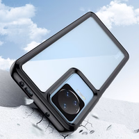 Outer Space Case for Xiaomi Poco F4 5G ümbris paindliku raamiga must