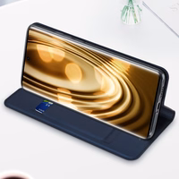 Dux Ducis Skin Pro raamaturiiuli tüüpi korpus Vivo X60 jaoks must