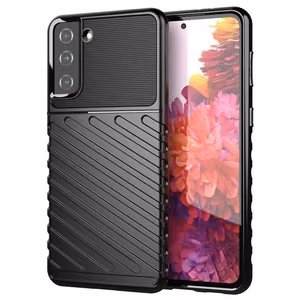 Thunder Case paindlik soomustatud kate Samsung Galaxy S22 + (S22 Plus) must