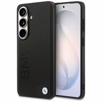 BMW Leather Hot Stamp MagSafe Ümbris for Samsung Galaxy S26 Plus - must