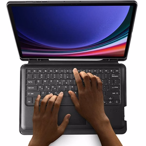 DUX DUCIS case DK foldable with Wireless Keyboard jaoks SAMSUNG Tab S10 Plus/S9 Plus/S9 FE Plus must
