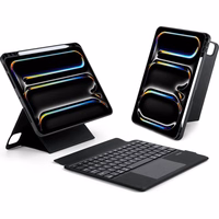 DUX DUCIS case DK foldable with Wireless Keyboard jaoks iPad Pro 11 (2024) must