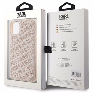 KARL LAGERFELD ümbris jaoks IPHONE 11 KLHCN61PQKPMP jaoks iPhone 11 (Quilted K Pattern) roosa