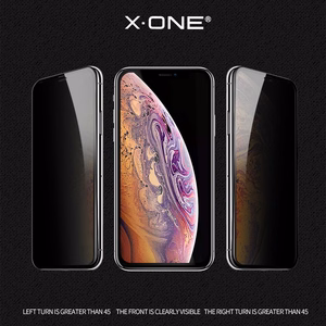 X-ONE Full Cover Extra Strong Privacy – iPhone 16 Pro/17/17 Pro jaoks, täisliimiga karastatud klaas 9H