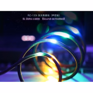 USB kaabel Remax RC-133i tume Lightning / LED valgus / heliga / 100cm