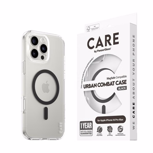 CARE by PanzerGlass Flagship Ümbris iPhone 16 Pro Max 6.9" must/must MagSafe 1348