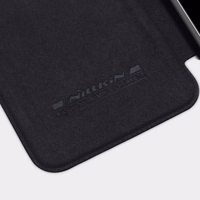 Nillkin Qin Case Case for Xiaomi Redmi Note 11 Pro+ (Hiina) / Redmi Note 11 Pro (Hiina) / Mi11i HyperCharge Camera Protector Holster Cover Flip Case Black