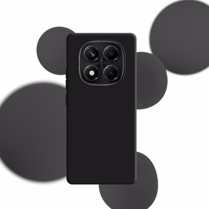 3mk Silicone Ümbris jaoks Xiaomi Redmi Note 14 Pro 5G - must
