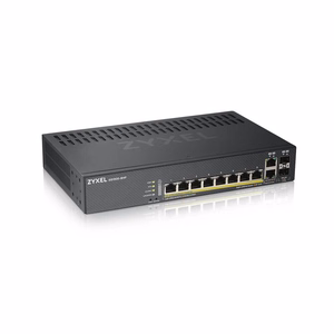 Zyxel GS1920-8HPV2 hallatav Gigabit Etherneti (10/100/1000) võrgulüliti Etherneti kaudu toiteedastusega (PoE), must