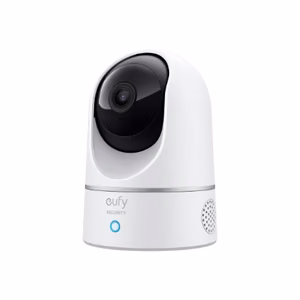 Eufy Indoor Cam 2K Pan & Tilt T8410322 – siseruumi turvakaamera laua- või laekinnitusega, H.265/H.264, SD kuni 128 GB