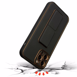 Uus Kickstand Case iPhone 12 ümbris koos statiiviga must